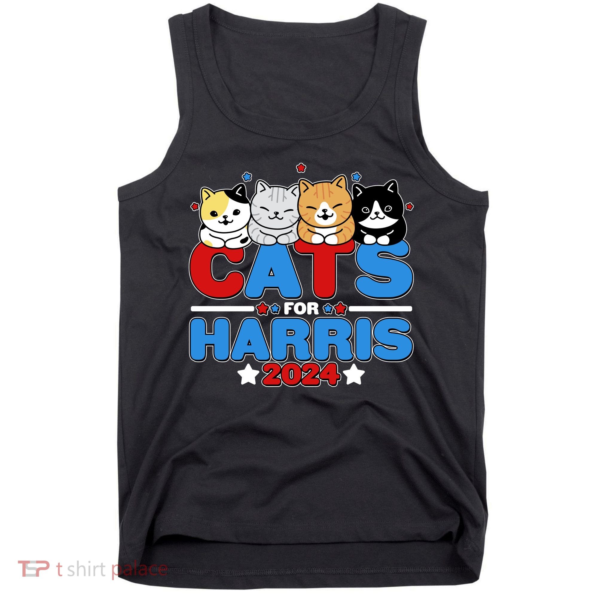 Cats For Harris Vote Kamala Harris 2024 Election Tank Top