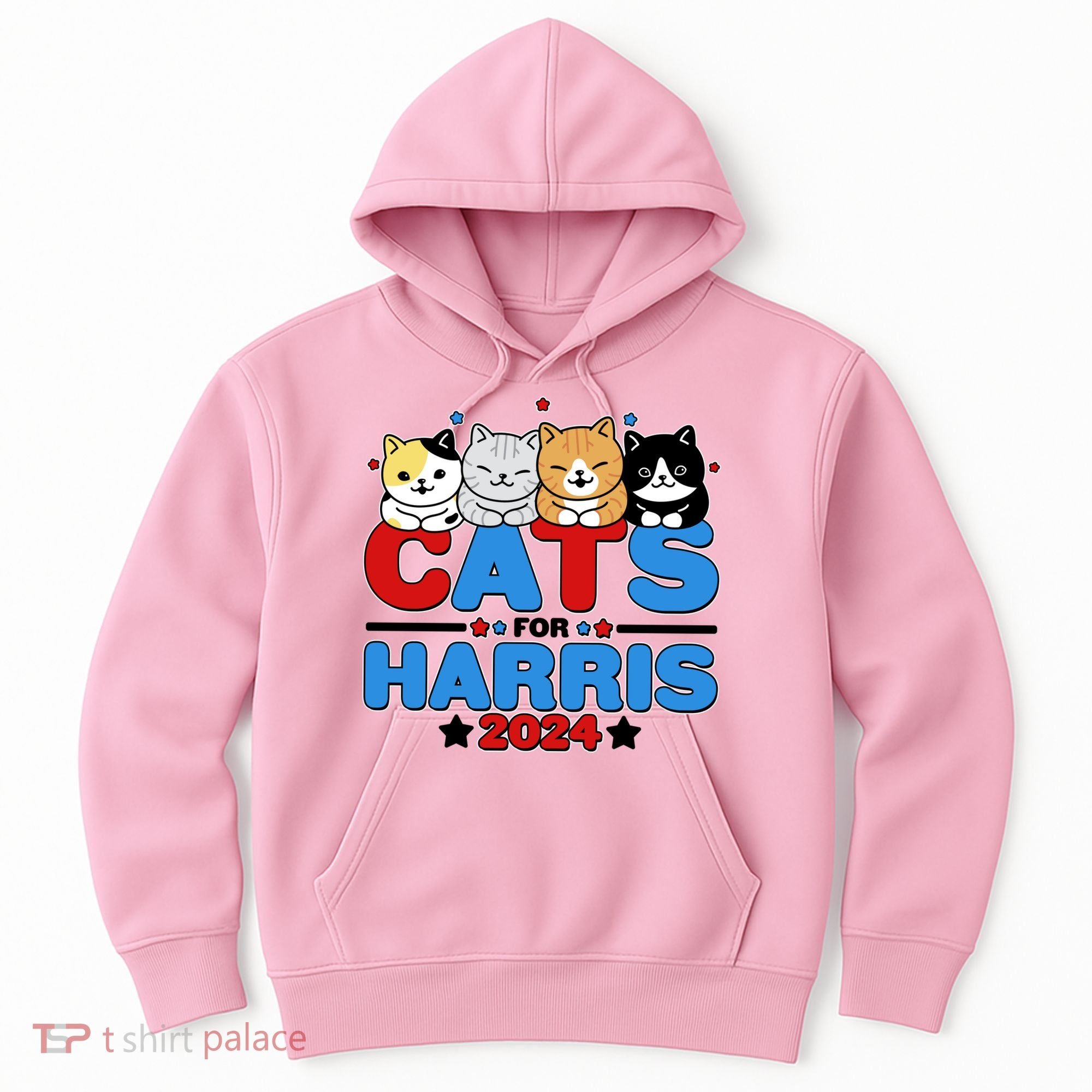 Cats For Harris Vote Kamala Harris 2024 Election Hoodie