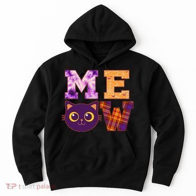 Cute Fall Halloween Cat MEOW Hoodie
