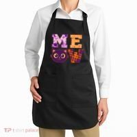 Cute Fall Halloween Cat MEOW Apron thumb 2