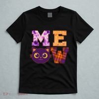 Cute Fall Halloween Cat MEOW T-Shirt thumb 5