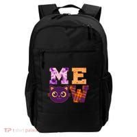 Cute Fall Halloween Cat MEOW Backpack thumb 0