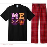 Cute Fall Halloween Cat MEOW Pajama Set thumb 0