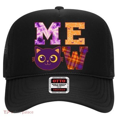 Cute Fall Halloween Cat MEOW Hat