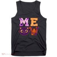 Cute Fall Halloween Cat MEOW Tank Top thumb 0