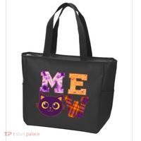 Cute Fall Halloween Cat MEOW Tote Bag thumb 3