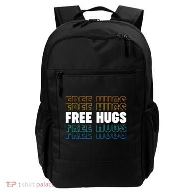Colorful Free Hugs Pattern Backpack