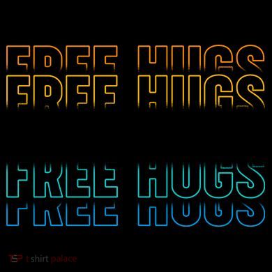 Colorful Free Hugs Pattern 16oz Travel Tumbler