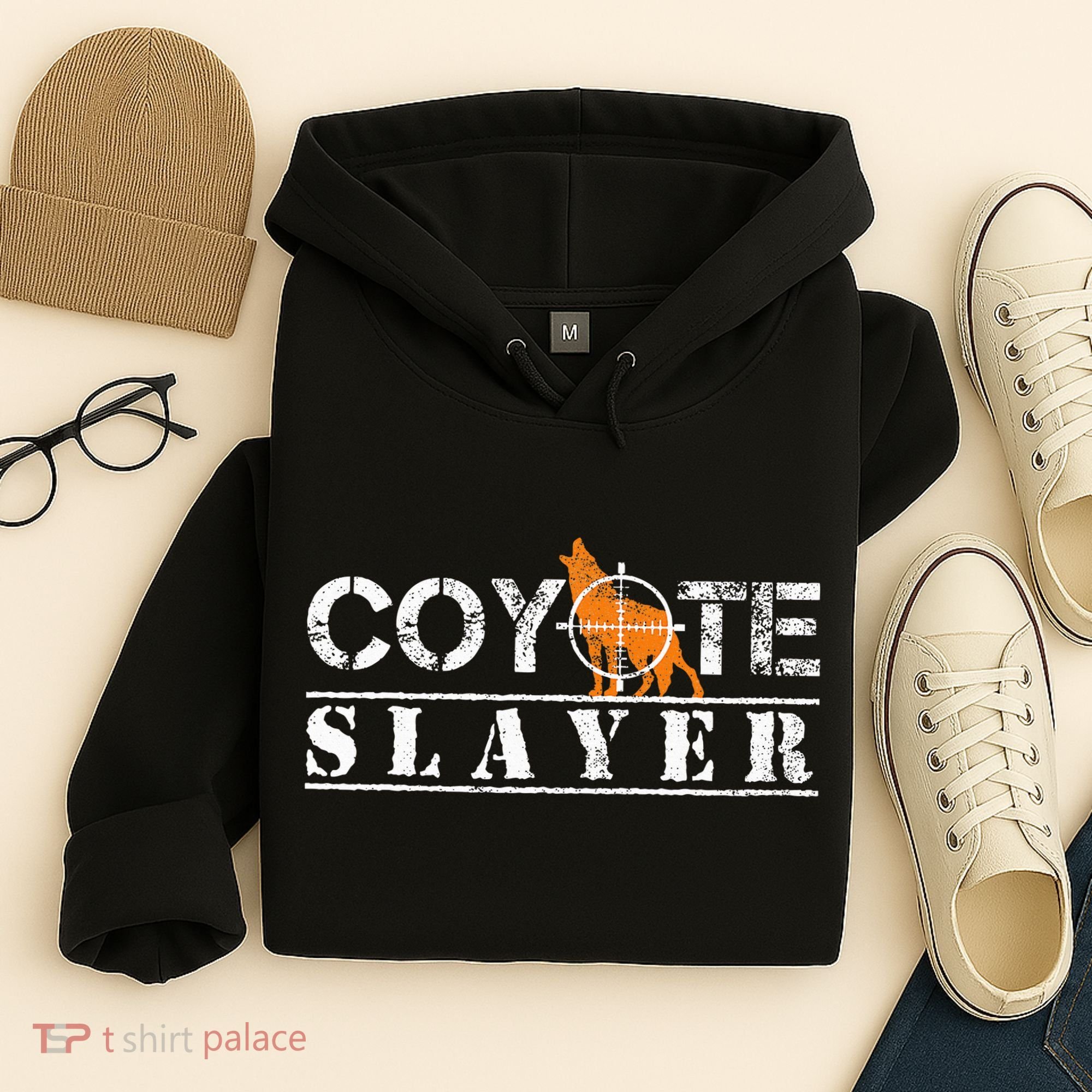 Coyote Funny Hunting Gift For Coyote Hunters Hoodie