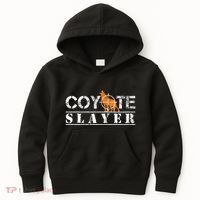 Coyote Funny Hunting Gift For Coyote Hunters Kids Hoodie thumb 0