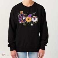 Cute Funny Halloween Boo Donuts Women's Sweatshirt thumb 0