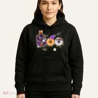 Cute Funny Halloween Boo Donuts Hoodie thumb 5