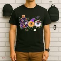 Cute Funny Halloween Boo Donuts T-Shirt thumb 6