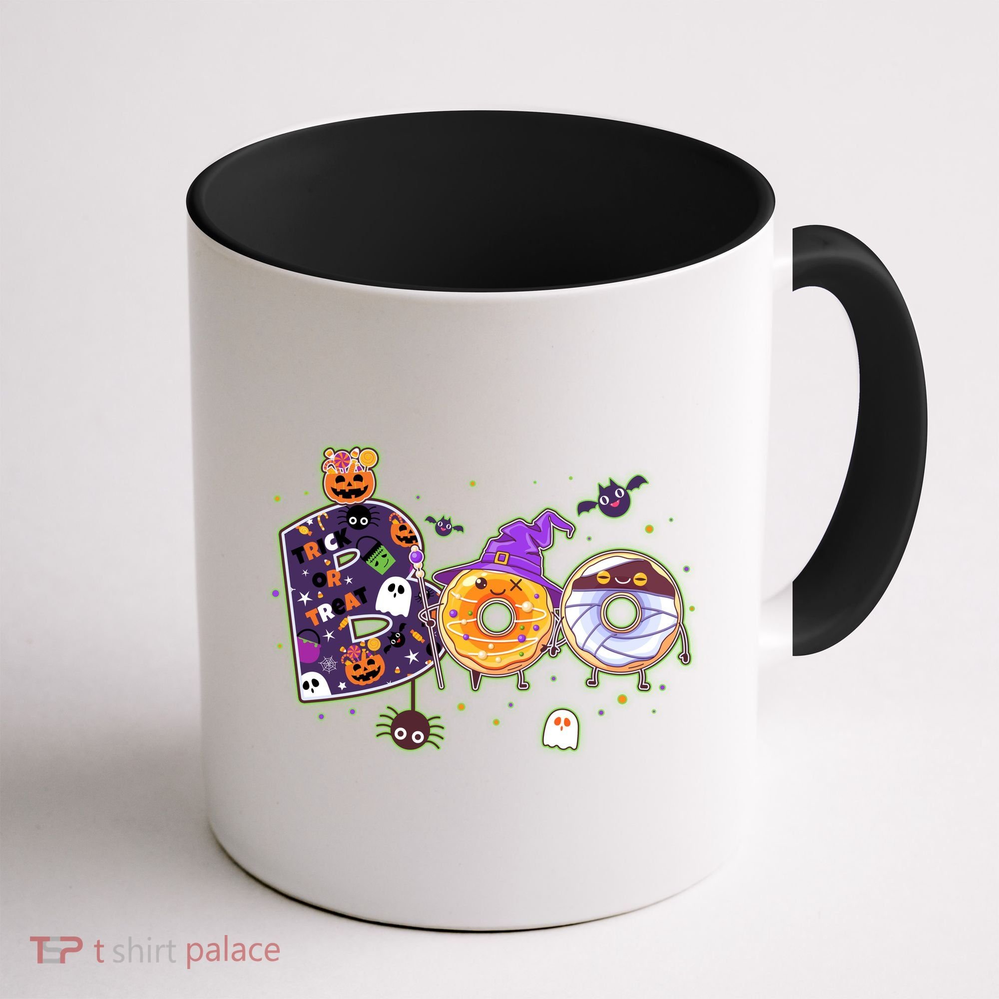 Cute Funny Halloween Boo Donuts Coffee Mug