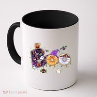 Cute Funny Halloween Boo Donuts Coffee Mug thumb 0