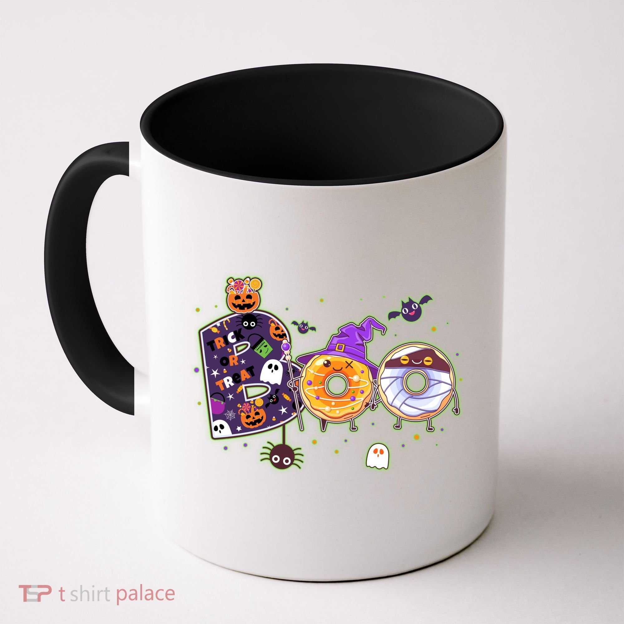 Cute Funny Halloween Boo Donuts Coffee Mug