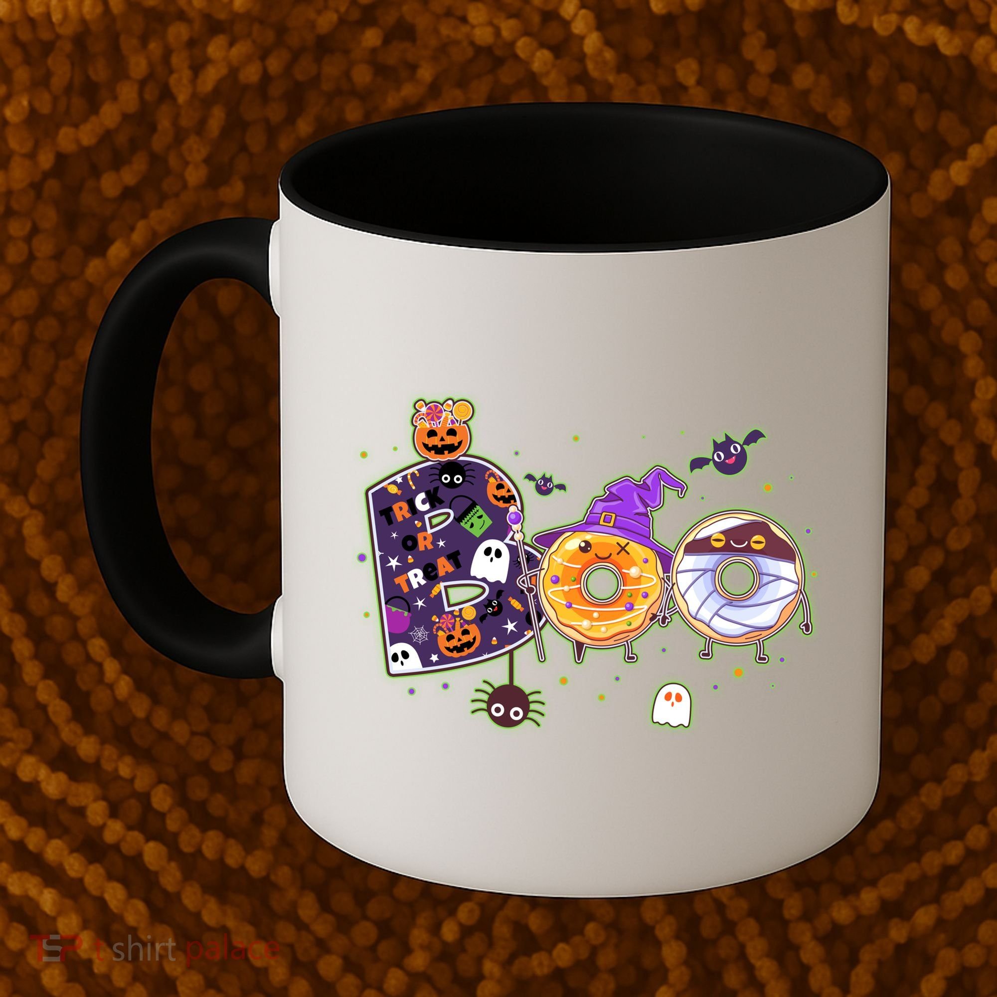 Cute Funny Halloween Boo Donuts Coffee Mug