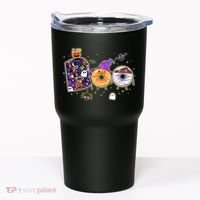 Cute Funny Halloween Boo Donuts Tumbler thumb 0