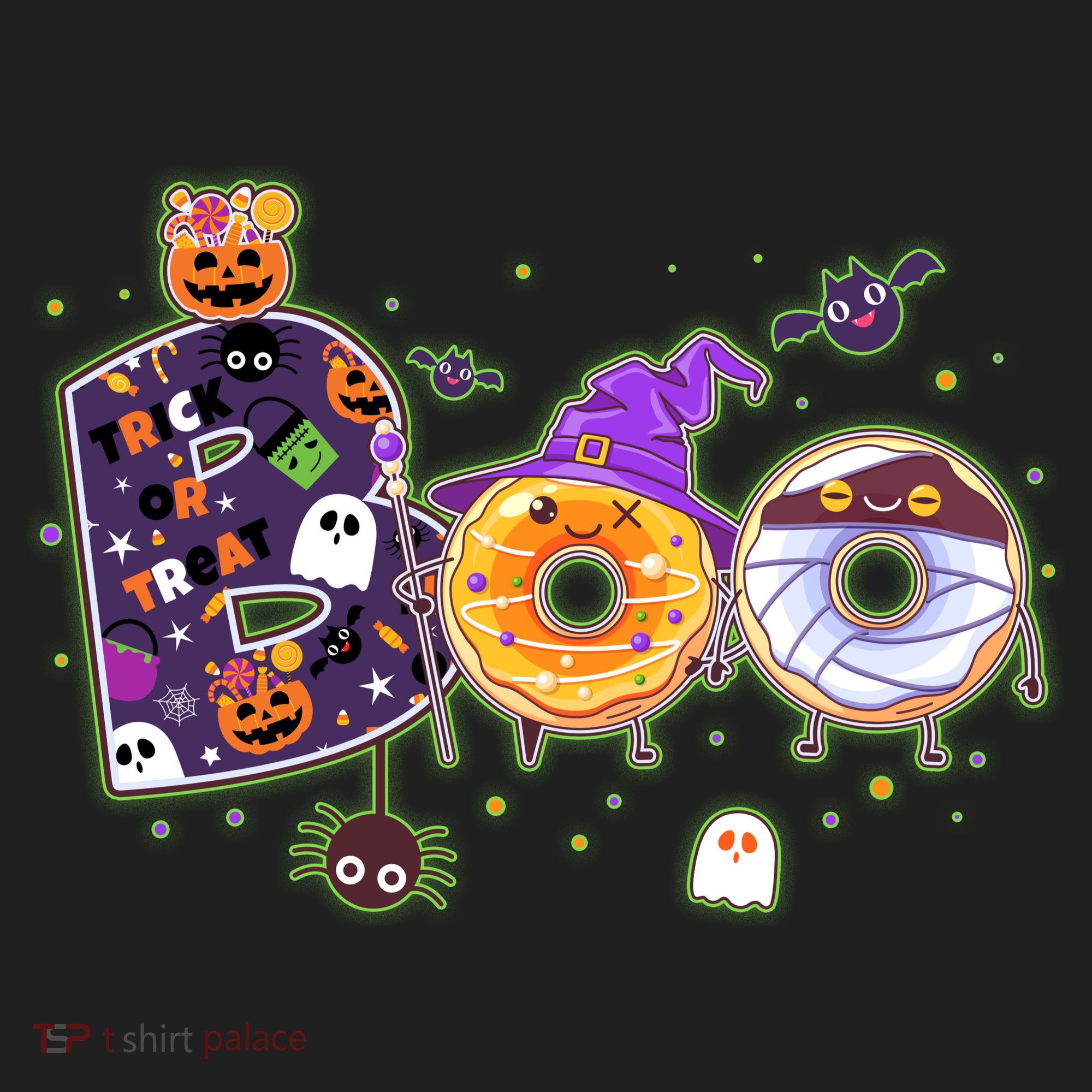 Cute Funny Halloween Boo Donuts Tumbler