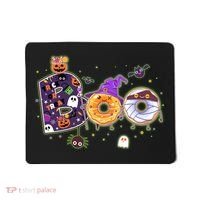 Cute Funny Halloween Boo Donuts Mousepad thumb 0