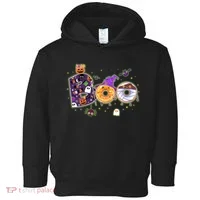 Cute Funny Halloween Boo Donuts Toddler Hoodie thumb 0