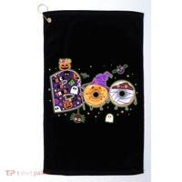 Cute Funny Halloween Boo Donuts Golf Towel thumb 0