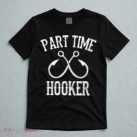 Classic Fishing Hooks Part Time Hooker T-Shirt thumb 5