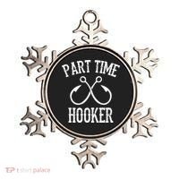 Classic Fishing Hooks Part Time Hooker Ornament thumb 0