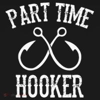 Classic Fishing Hooks Part Time Hooker Tote Bag thumb 4