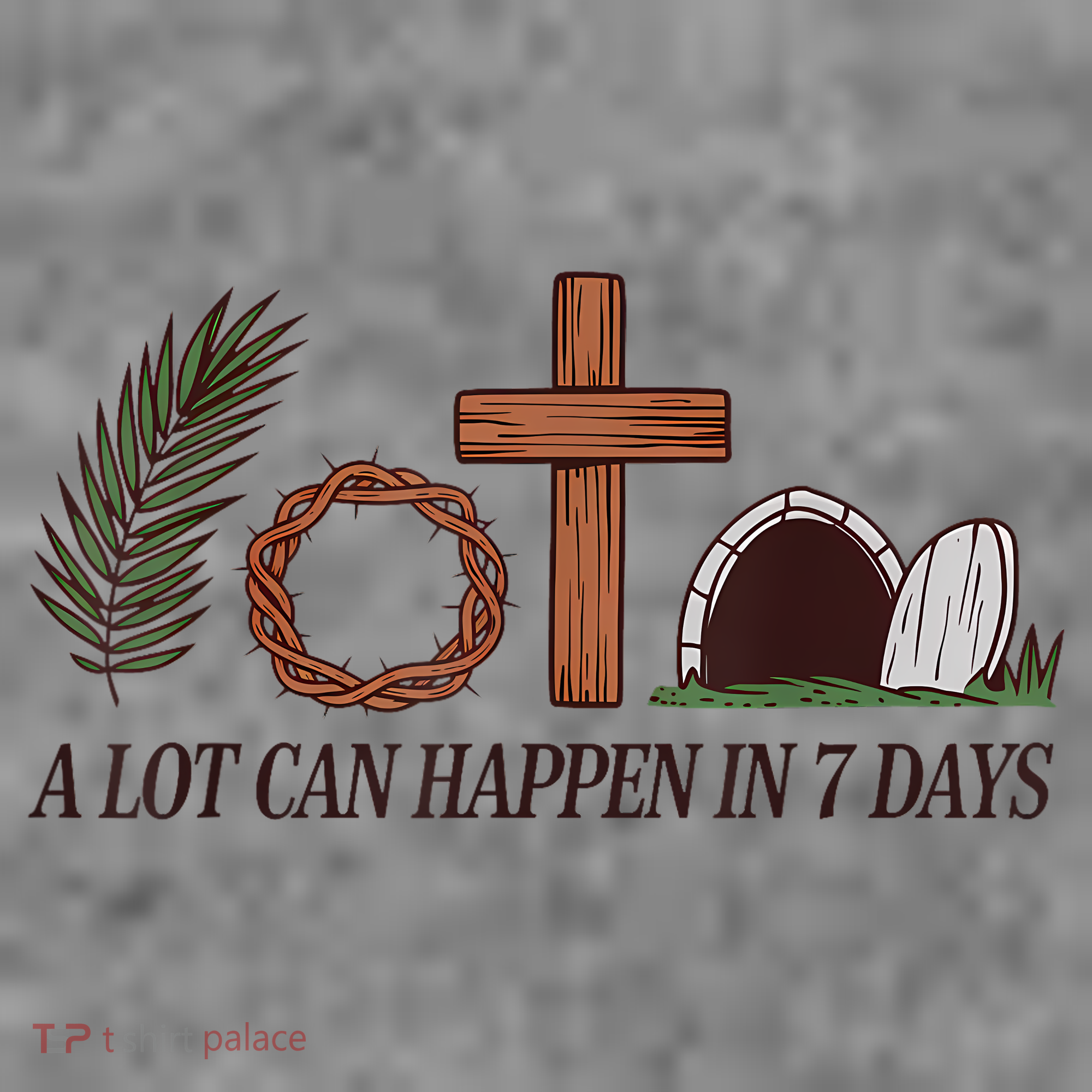 Christian Faith Happy Easter Day A Lot Can Happen In 7 Days Toddler Hoodie