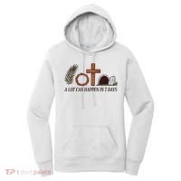 Christian Faith Happy Easter Day A Lot Can Happen In 7 Days Women's Hoodie thumb 0