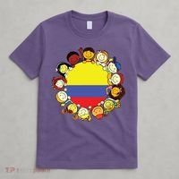 Colombia Flag Hispanic Heritage Month Colombian T-Shirt thumb 4