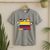 Colombia Flag Hispanic Heritage Month Colombian T-Shirt thumb 2