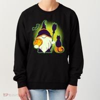 Cute Funny Halloween Gnome Women's Sweatshirt thumb 0