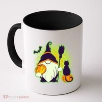 Cute Funny Halloween Gnome Coffee Mug thumb 0