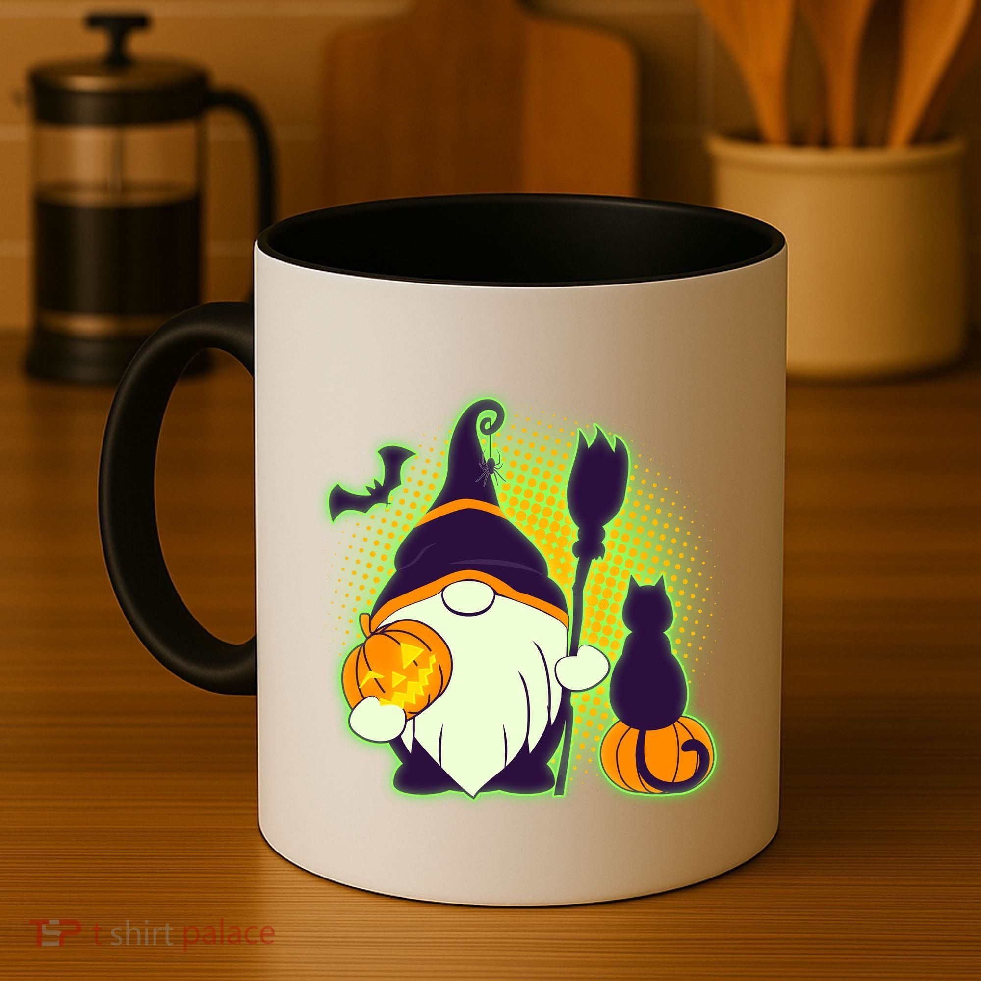 Cute Funny Halloween Gnome Coffee Mug