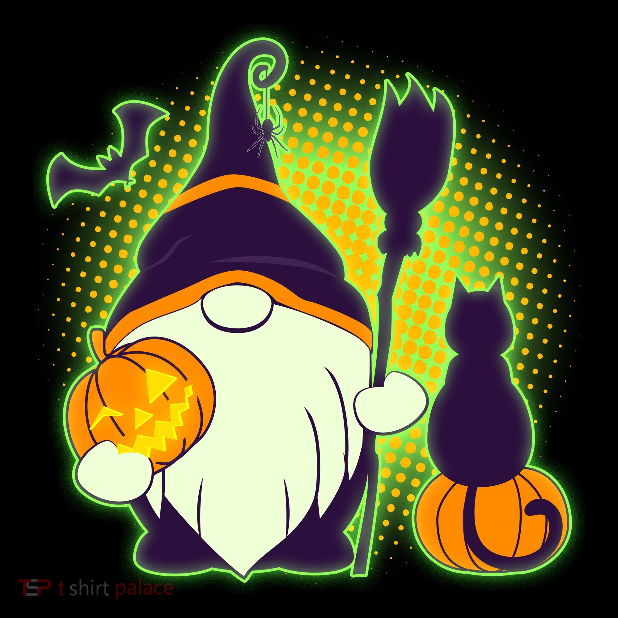 Cute Funny Halloween Gnome Women's Hoodie