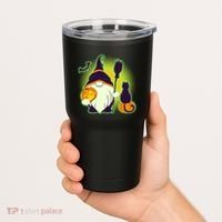 Cute Funny Halloween Gnome Tumbler thumb 2