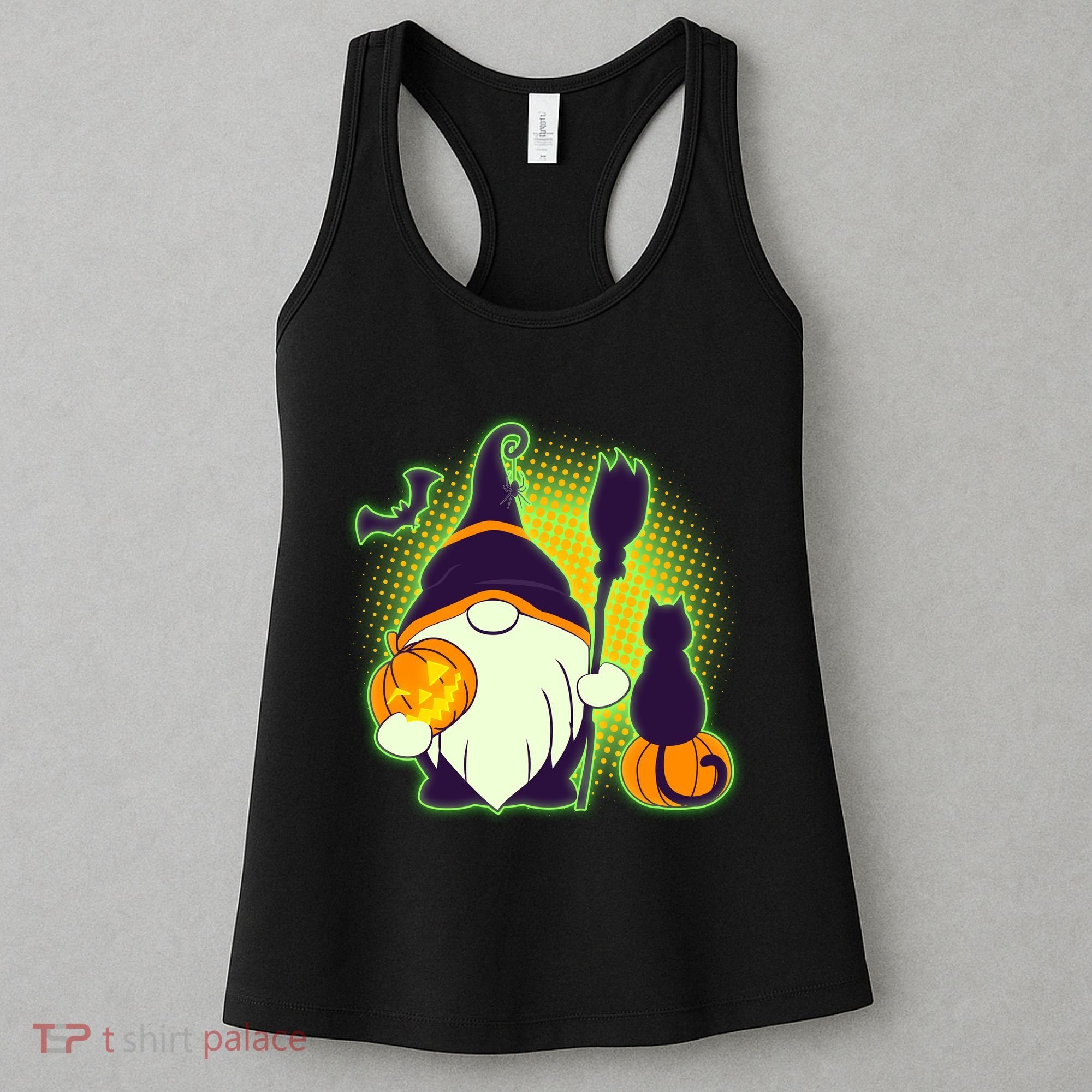 Cute Funny Halloween Gnome Women's Tank Top