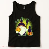 Cute Funny Halloween Gnome Tank Top thumb 2