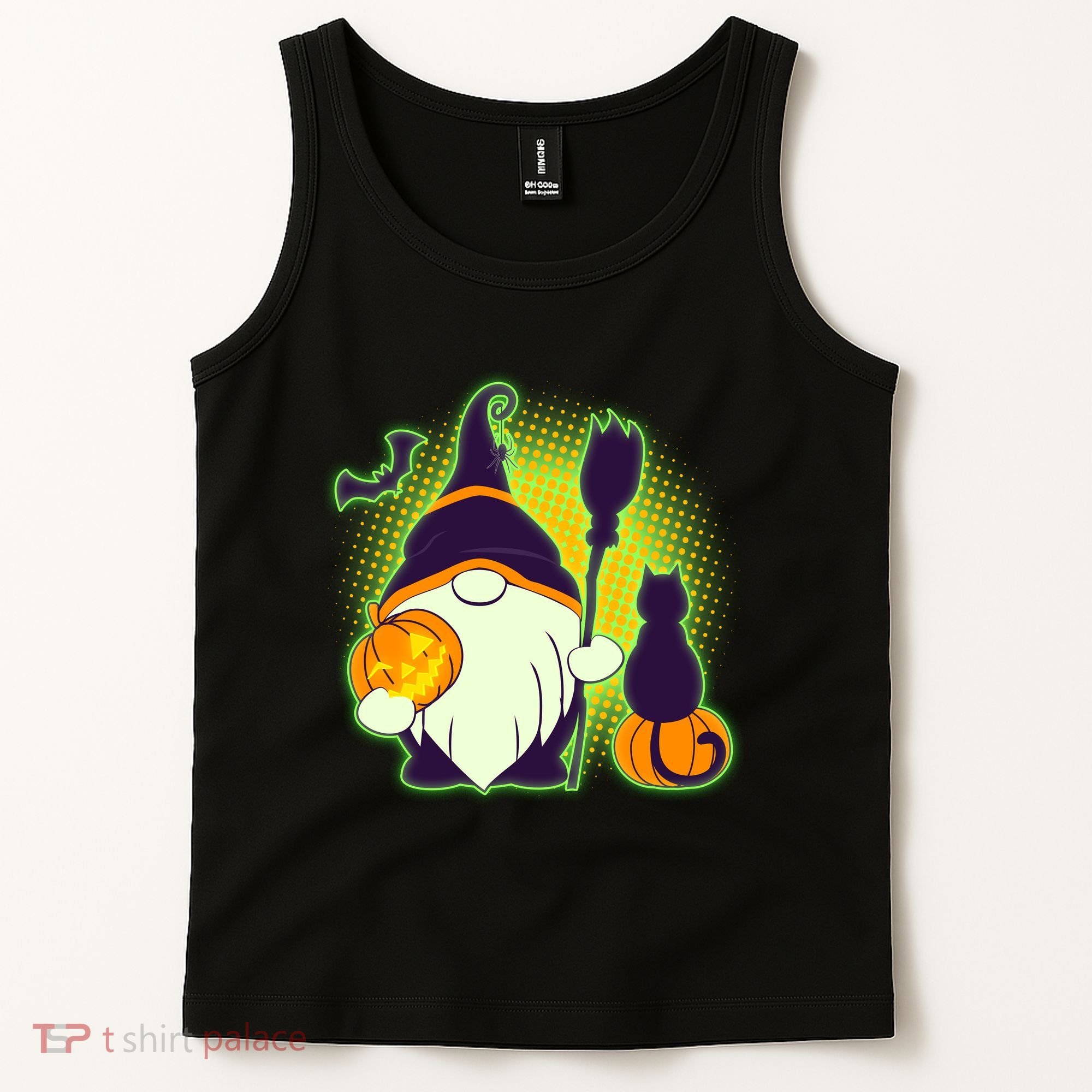 Cute Funny Halloween Gnome Tank Top