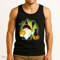Cute Funny Halloween Gnome Tank Top thumb 3