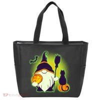 Cute Funny Halloween Gnome Tote Bag thumb 0
