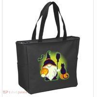 Cute Funny Halloween Gnome Tote Bag thumb 2