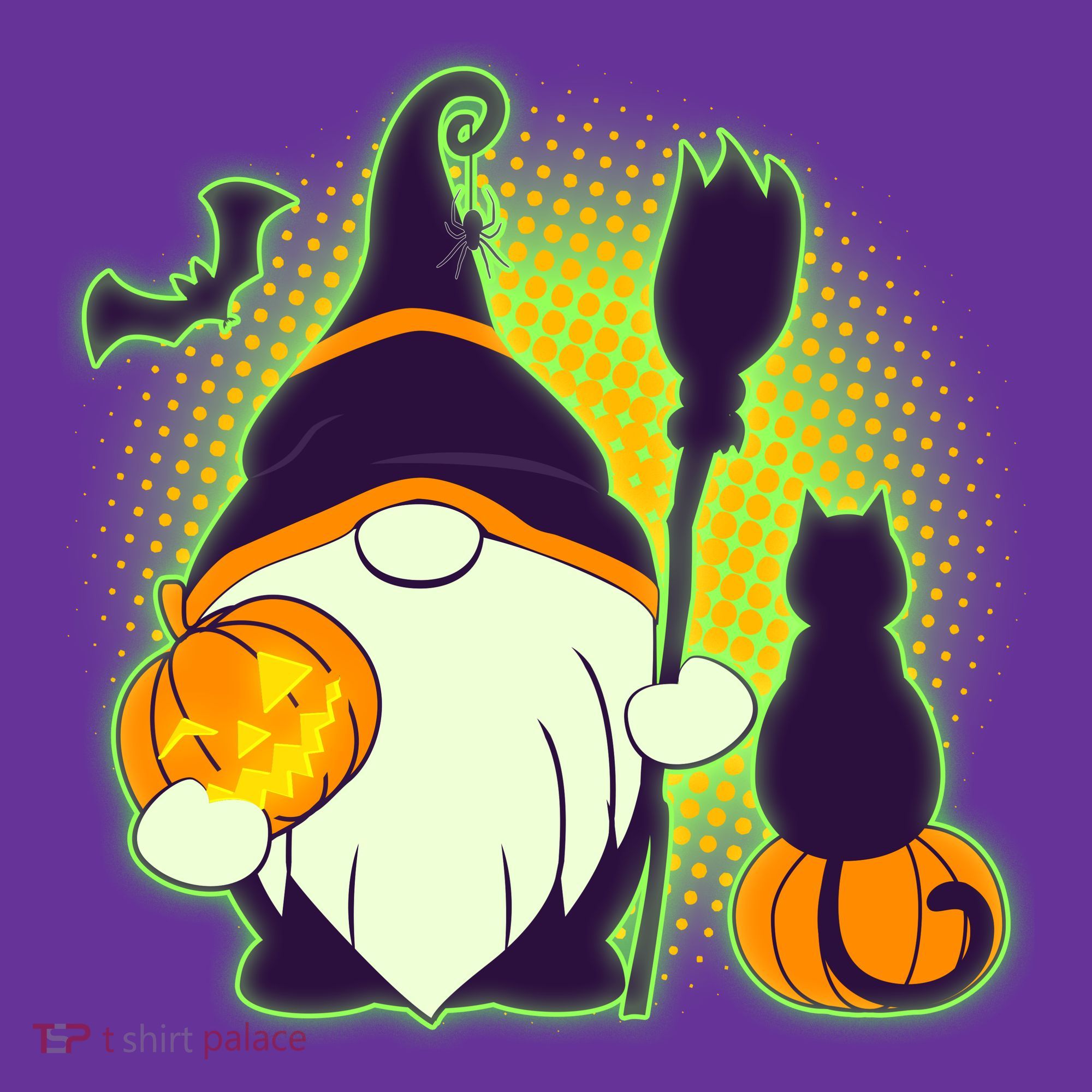 Cute Funny Halloween Gnome Apron