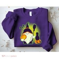 Cute Funny Halloween Gnome Sweatshirt thumb 2