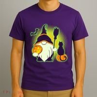 Cute Funny Halloween Gnome T-Shirt thumb 3