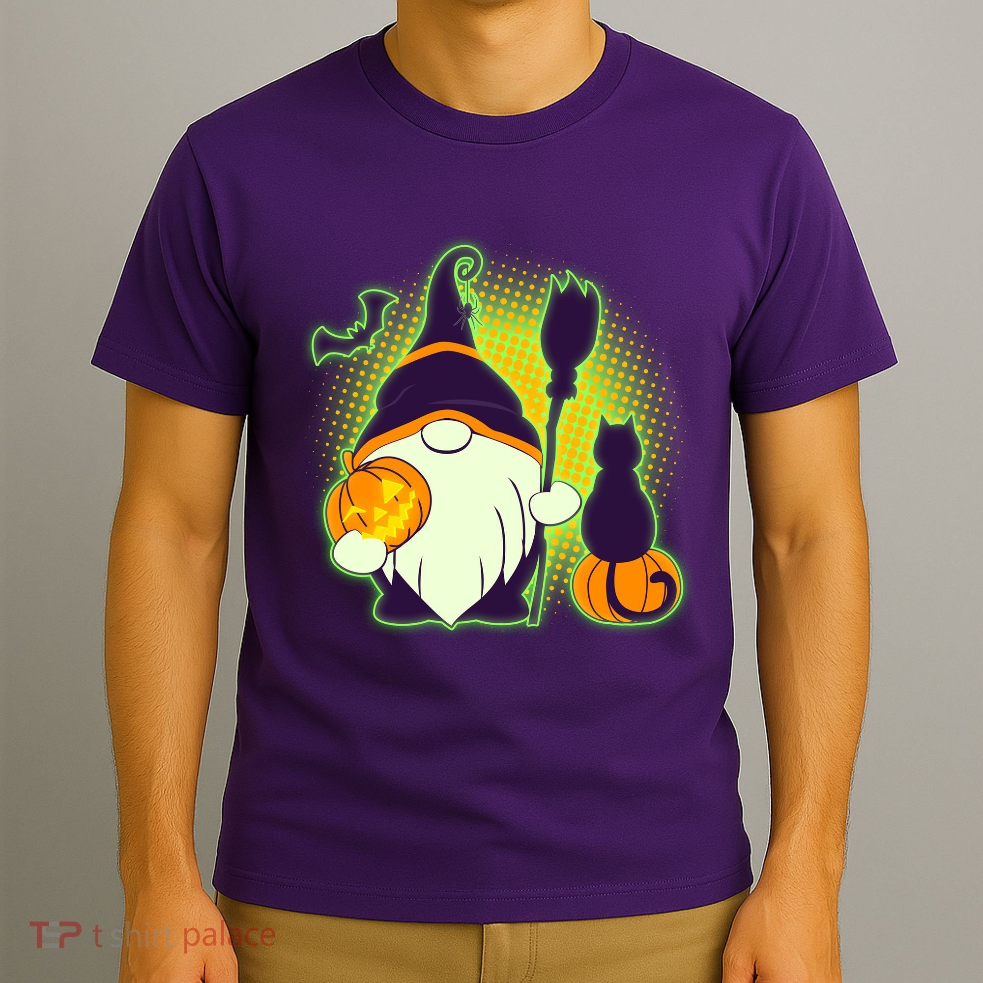 Cute Funny Halloween Gnome T-Shirt