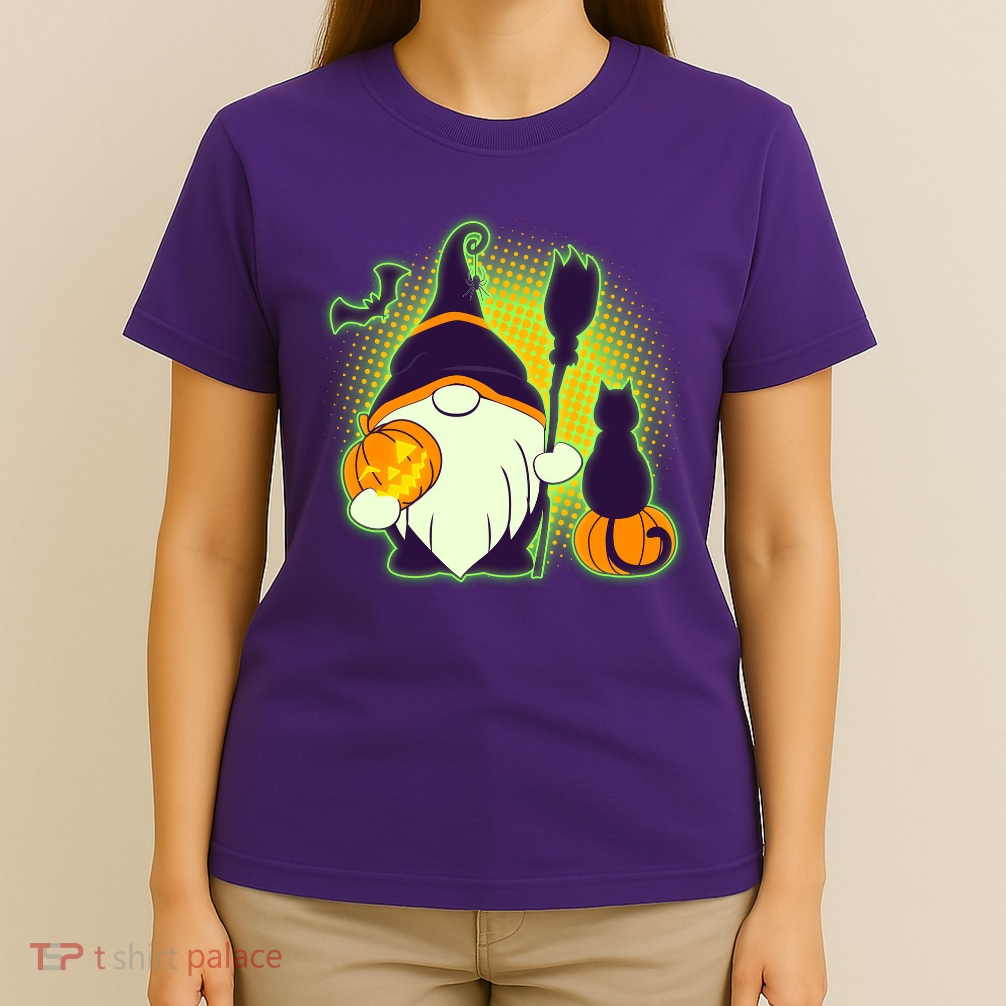 Cute Funny Halloween Gnome T-Shirt