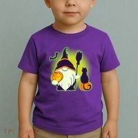 Cute Funny Halloween Gnome Toddler T-Shirt thumb 2